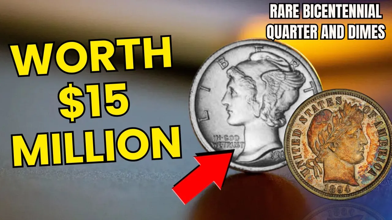 Rare Bicentennial Quarter and Dimes